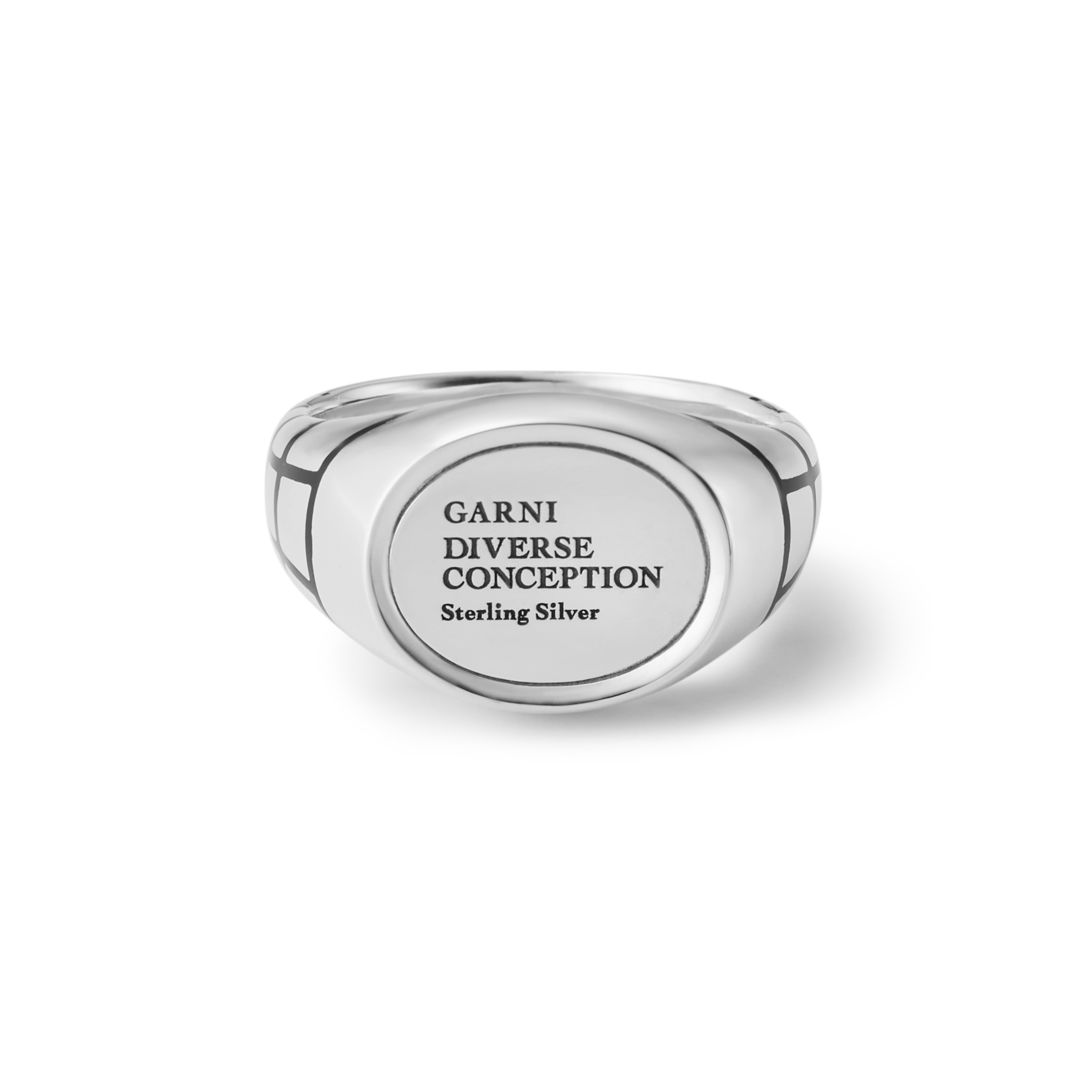 GARNI Grid Stamp Ring